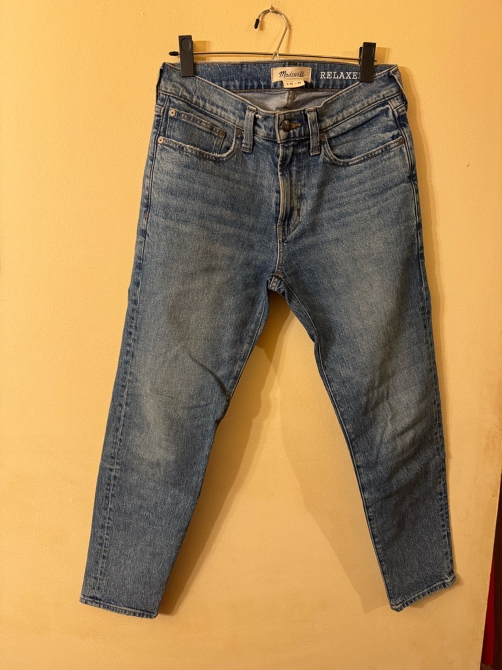 Madewell Men’s Relaxed Taper Jean, 28x30